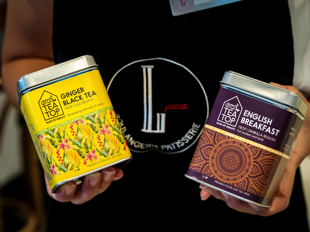 Ceylon Tea in tins
