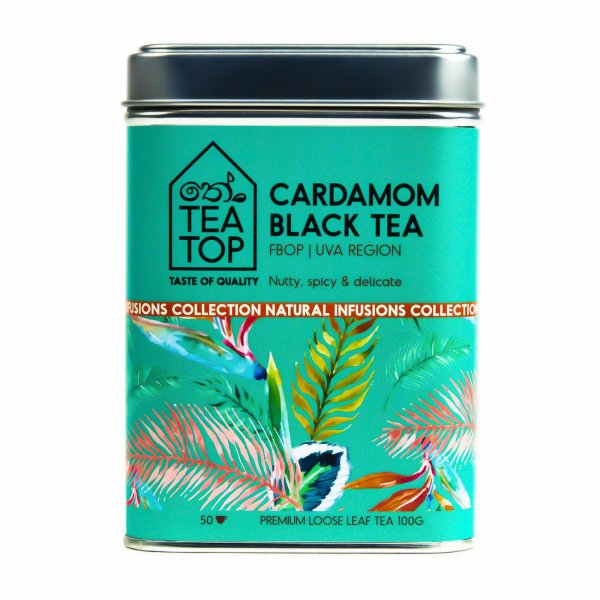 Cardamom Black Tea FBOP Uva region pure Ceylon Tea