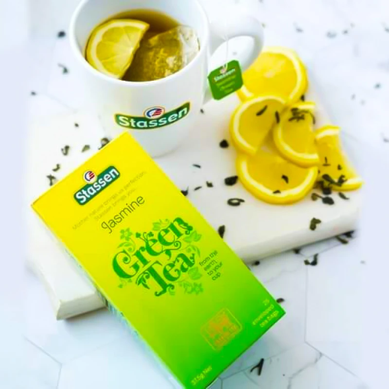 Stassen Jasmine Green 25 Envelope Tea Bags tea